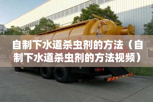 自制下水道杀虫剂的方法（自制下水道杀虫剂的方法视频）
