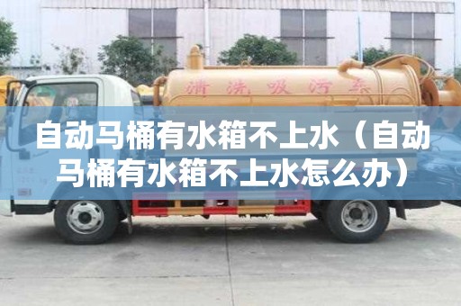 自动马桶有水箱不上水（自动马桶有水箱不上水怎么办）