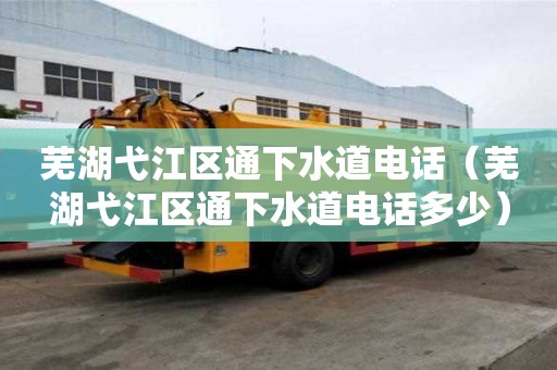 芜湖弋江区通下水道电话（芜湖弋江区通下水道电话多少）