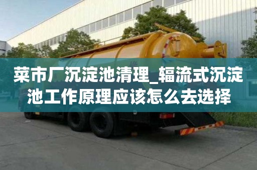 菜市厂沉淀池清理_辐流式沉淀池工作原理应该怎么去选择