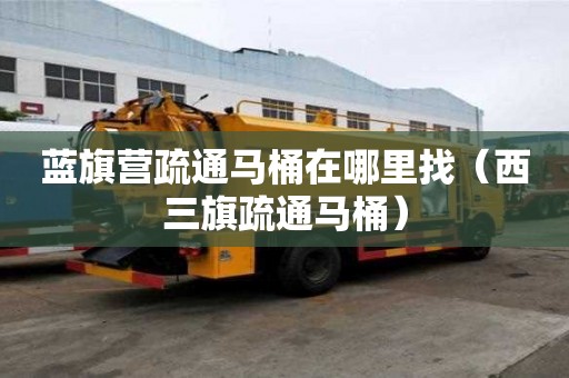 蓝旗营疏通马桶在哪里找（西三旗疏通马桶）
