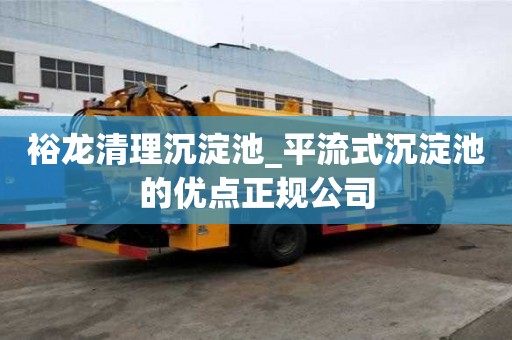 裕龙清理沉淀池_平流式沉淀池的优点正规公司