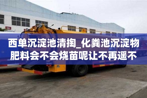 西单沉淀池清掏_化粪池沉淀物肥料会不会烧苗呢让不再遥不可及
