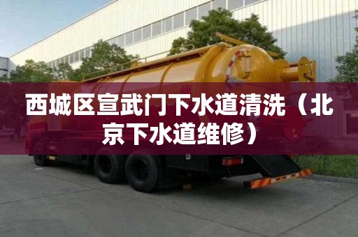 西城区宣武门下水道清洗（北京下水道维修）