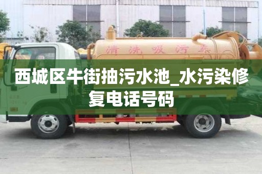 西城区牛街抽污水池_水污染修复电话号码