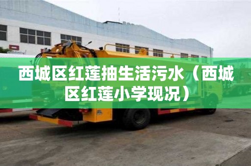 西城区红莲抽生活污水（西城区红莲小学现况）