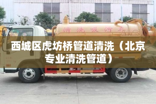 西城区虎坊桥管道清洗（北京专业清洗管道）