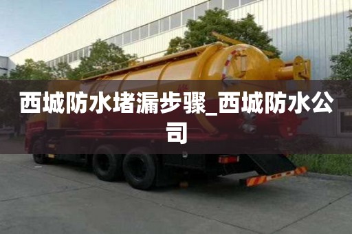 西城防水堵漏步骤_西城防水公司