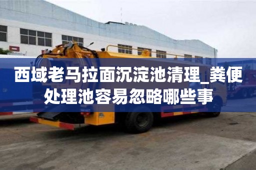 西域老马拉面沉淀池清理_粪便处理池容易忽略哪些事