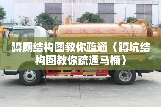 蹲厕结构图教你疏通（蹲坑结构图教你疏通马桶）
