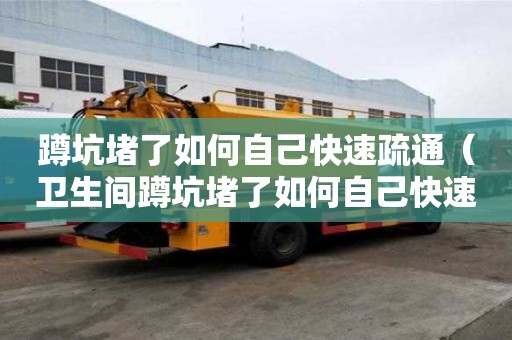 蹲坑堵了如何自己快速疏通（卫生间蹲坑堵了如何自己快速疏通）