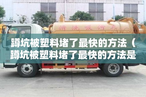 蹲坑被塑料堵了最快的方法（蹲坑被塑料堵了最快的方法是什么）