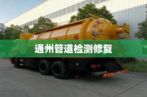 通州管道检测修复