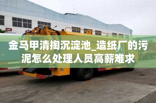 金马甲清掏沉淀池_造纸厂的污泥怎么处理人员高薪难求