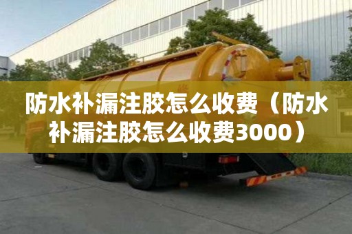 防水补漏注胶怎么收费（防水补漏注胶怎么收费3000）