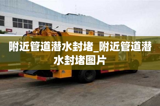 附近管道潜水封堵_附近管道潜水封堵图片