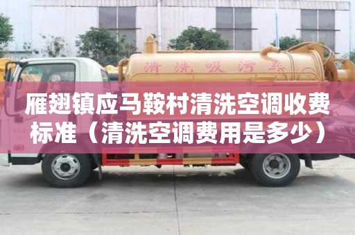 雁翅镇应马鞍村清洗空调收费标准（清洗空调费用是多少）
