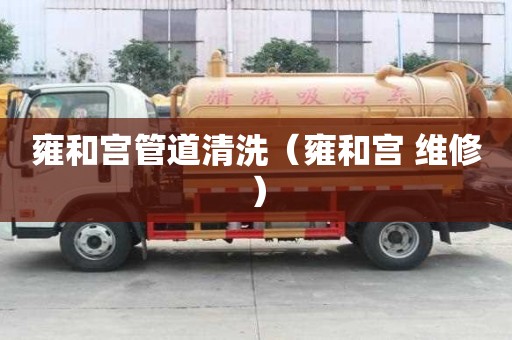 雍和宫管道清洗（雍和宫 维修）