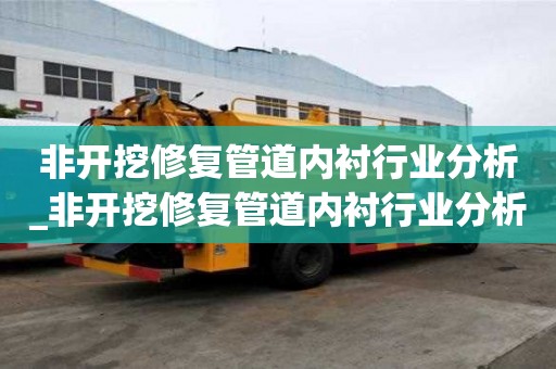 非开挖修复管道内衬行业分析_非开挖修复管道内衬行业分析报告