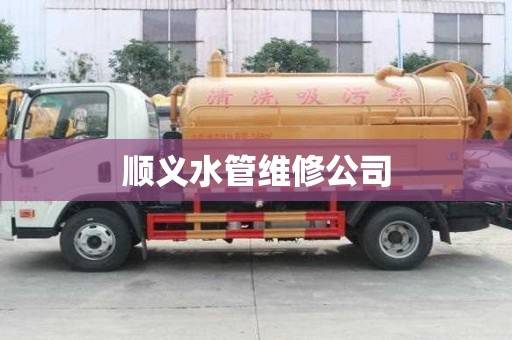顺义水管维修公司