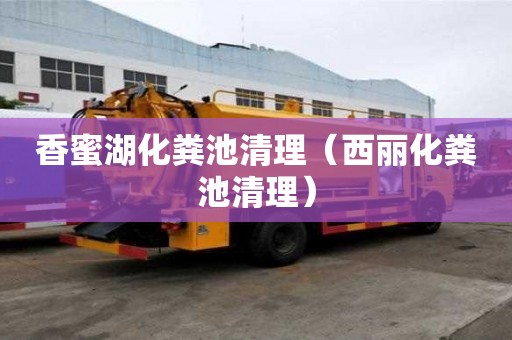 香蜜湖化粪池清理（西丽化粪池清理）