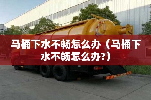 马桶下水不畅怎么办（马桶下水不畅怎么办?）