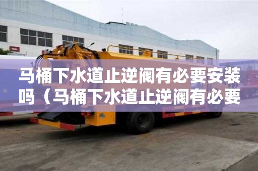 马桶下水道止逆阀有必要安装吗（马桶下水道止逆阀有必要安装吗图片）