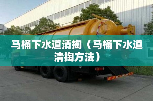 马桶下水道清掏（马桶下水道清掏方法）