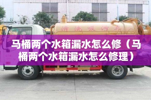 马桶两个水箱漏水怎么修(马桶两个水箱漏水怎么修理) 马桶两个水箱漏水怎么修(马桶两个水箱漏水怎么修理)