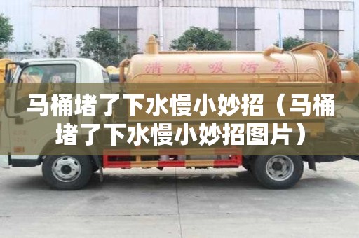 马桶堵了下水慢小妙招(马桶堵了下水慢小妙招图片) 马桶堵了下水慢小妙招(马桶堵了下水慢小妙招图片)