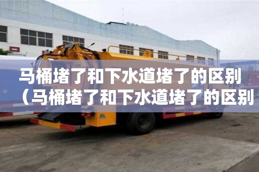 马桶堵了和下水道堵了的区别（马桶堵了和下水道堵了的区别图片）