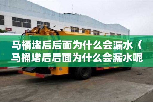马桶堵后后面为什么会漏水（马桶堵后后面为什么会漏水呢）