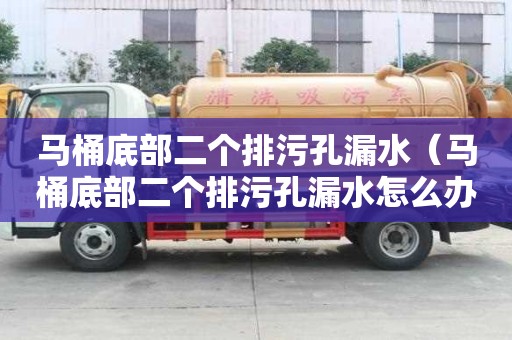马桶底部二个排污孔漏水（马桶底部二个排污孔漏水怎么办）