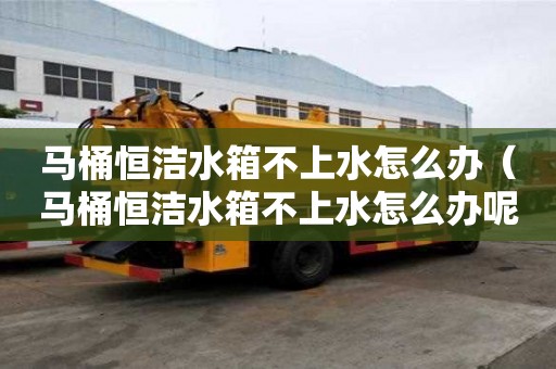 马桶恒洁水箱不上水怎么办（马桶恒洁水箱不上水怎么办呢）