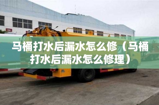 马桶打水后漏水怎么修（马桶打水后漏水怎么修理）