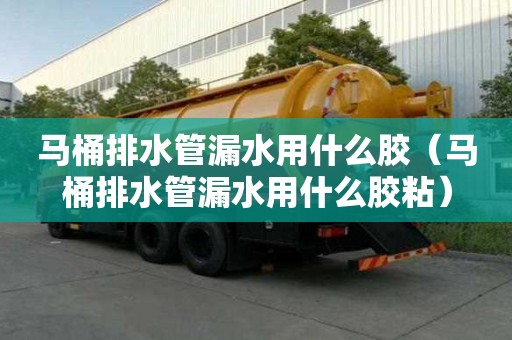 马桶排水管漏水用什么胶（马桶排水管漏水用什么胶粘）