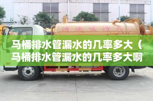马桶排水管漏水的几率多大（马桶排水管漏水的几率多大啊）