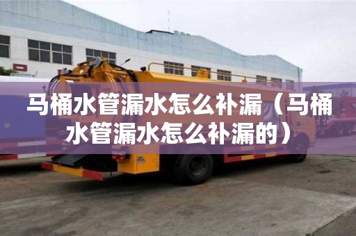 马桶水管漏水怎么补漏(马桶水管漏水怎么补漏的) 马桶水管漏水怎么补漏(马桶水管漏水怎么补漏的)