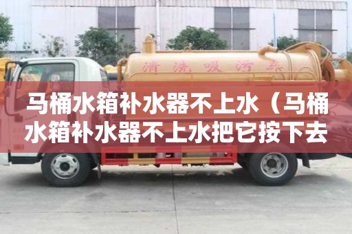 马桶水箱补水器不上水（马桶水箱补水器不上水把它按下去但又不会停）