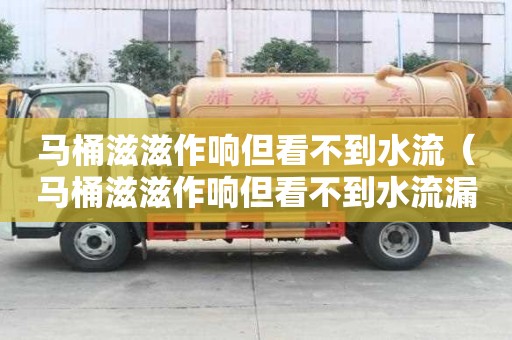 马桶滋滋作响但看不到水流（马桶滋滋作响但看不到水流漏水吗）
