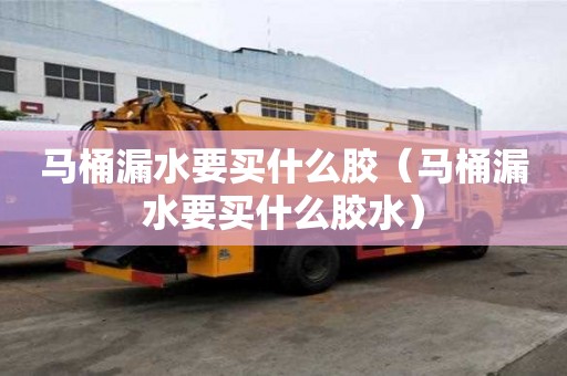马桶漏水要买什么胶（马桶漏水要买什么胶水）