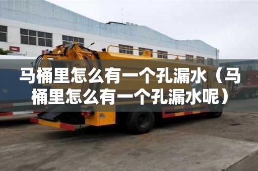马桶里怎么有一个孔漏水（马桶里怎么有一个孔漏水呢）