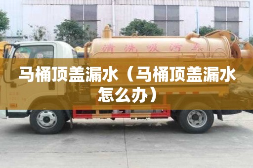 马桶顶盖漏水（马桶顶盖漏水怎么办）