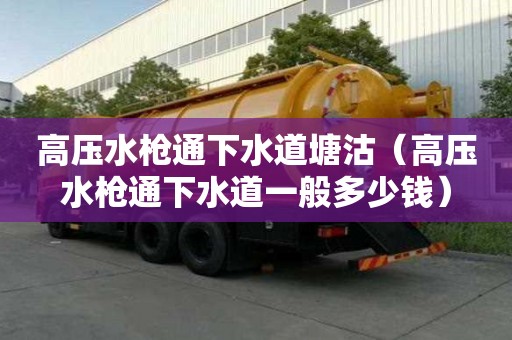 高压水枪通下水道塘沽（高压水枪通下水道一般多少钱）