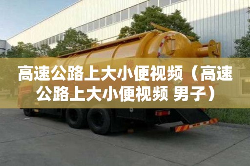 高速公路上大小便视频（高速公路上大小便视频 男子）