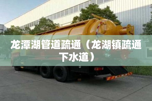 龙潭湖管道疏通（龙湖镇疏通下水道）