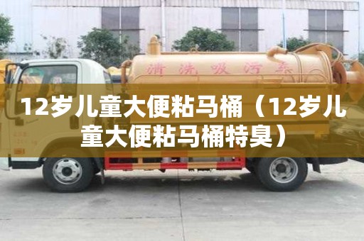 12岁儿童大便粘马桶（12岁儿童大便粘马桶特臭）