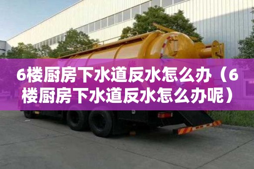 6楼厨房下水道反水怎么办（6楼厨房下水道反水怎么办呢）