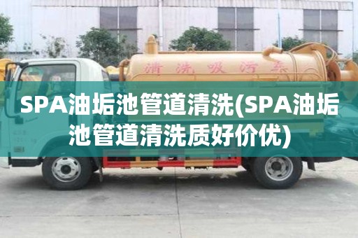 SPA油垢池管道清洗(SPA油垢池管道清洗质好价优)